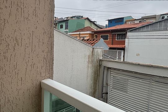 Quarto 1 Varanda de apartamento à venda com 2 quartos, 54m² em Vila Camilópolis, Santo André