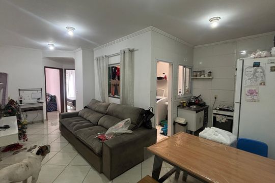 Sala - Sala de Jantar de apartamento à venda com 2 quartos, 54m² em Vila Camilópolis, Santo André