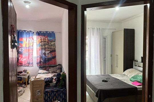 Corredor de apartamento à venda com 2 quartos, 54m² em Vila Camilópolis, Santo André