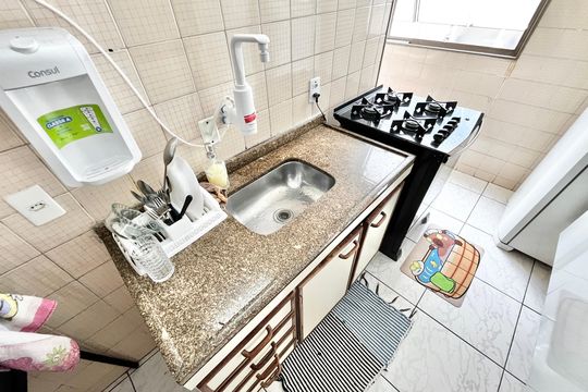 Cozinha de apartamento à venda com 2 quartos, 60m² em Parque Peruche, São Paulo