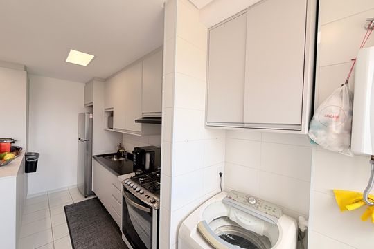 Área de Serviço de apartamento à venda com 3 quartos, 77m² em Cecap, Jundiaí