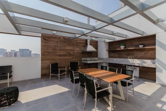 Área comum - Churrasqueira de kitnet/studio à venda com 1 quarto, 22m² em Cursino, São Paulo