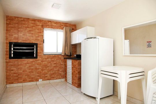 Área Comum - Churrasqueira de apartamento à venda com 1 quarto, 49m² em Centro Histórico, Porto Alegre