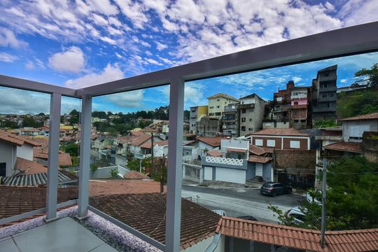Varanda da Suíte  3 de casa para alugar com 3 quartos, 250m² em Parque Monte Alegre, Taboão da Serra