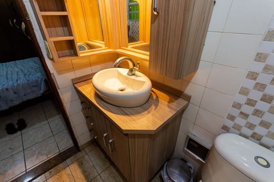 Pia de casa à venda com 2 quartos, 150m² em Parque das Nações, Santo André
