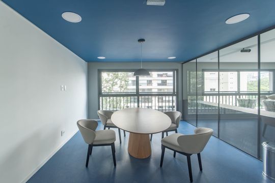 Área Comum de kitnet/studio para alugar com 1 quarto, 28m² em Cidade Monções, São Paulo