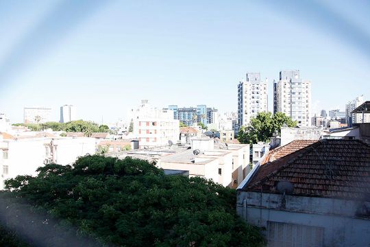 Quarto 1 Suíte Vista de apartamento à venda com 2 quartos, 63m² em Cidade Baixa, Porto Alegre