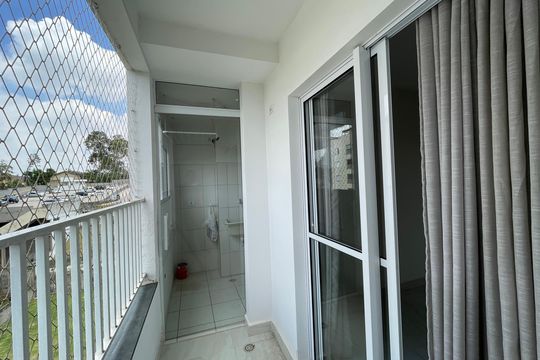 Varanda da Sala de apartamento para alugar com 2 quartos, 54m² em Cemucam, Cotia