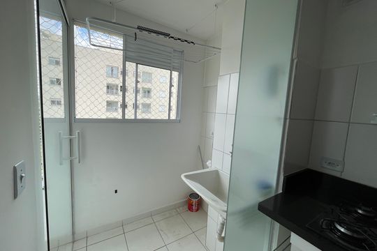 Cozinha de apartamento para alugar com 2 quartos, 54m² em Cemucam, Cotia