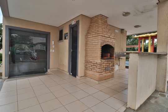 Área comum - Churrasqueira de apartamento para alugar com 2 quartos, 58m² em Presidente Roosevelt, Uberlândia