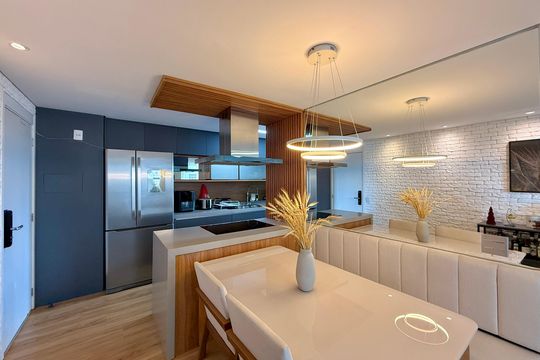 Sala de apartamento para alugar com 3 quartos, 71m² em Santo Amaro, São Paulo