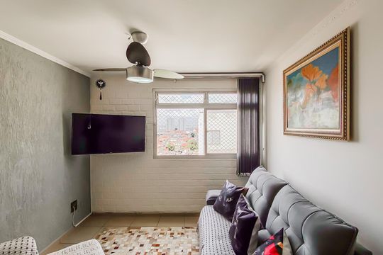 Sala de apartamento para alugar com 3 quartos, 78m² em Cangaiba, São Paulo