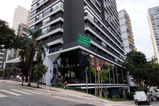 Fachada de kitnet/studio à venda com 1 quarto, 15m² em Bela Vista, São Paulo