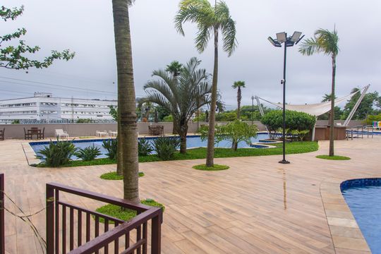 Área comum - Piscina de apartamento à venda com 2 quartos, 67m² em Vila Homero Thon, Santo André