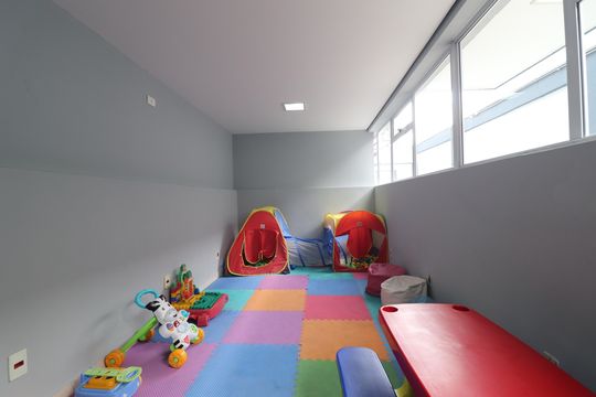 Área comum - Brinquedoteca de apartamento à venda com 2 quartos, 62m² em Vila Homero Thon, Santo André