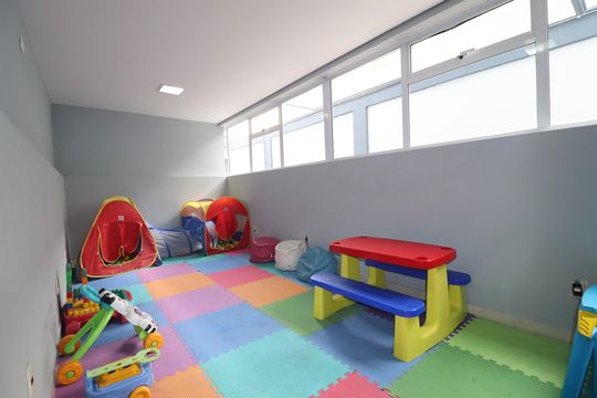 Área comum - Brinquedoteca de apartamento à venda com 2 quartos, 62m² em Vila Homero Thon, Santo André