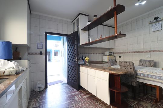 Cozinha de apartamento à venda com 4 quartos, 291m² em Vila Homero Thon, Santo André