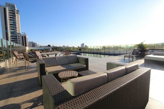 PISCINA de apartamento à venda com 1 quarto, 70m² em Luxemburgo, Belo Horizonte