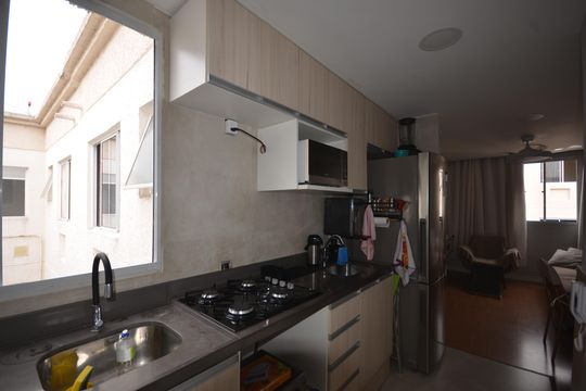Cozinha e Área de Serviço de apartamento para alugar com 2 quartos, 55m² em Madureira, Rio de Janeiro