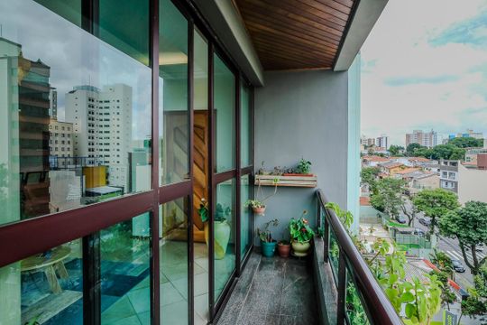 Varanda de apartamento à venda com 3 quartos, 158m² em Vila Caminho do Mar, São Bernardo do Campo