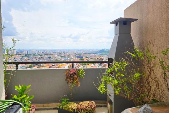 Varanda Gourmet de apartamento à venda com 3 quartos, 99m² em Parque Continental, Guarulhos