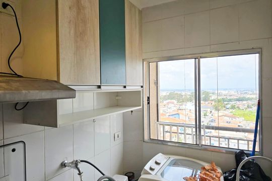 Cozinha e Área de Serviço de apartamento à venda com 3 quartos, 99m² em Parque Continental, Guarulhos