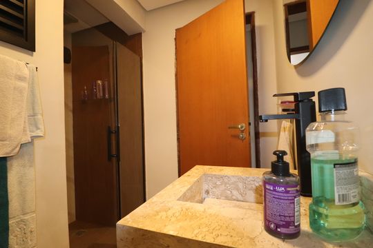 Banheiro 2 de apartamento à venda com 3 quartos, 98m² em Jardim, Santo André