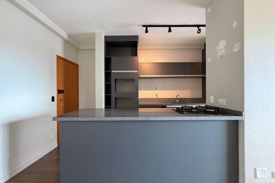 Cozinha de apartamento à venda com 2 quartos, 80m² em Campestre, Santo André