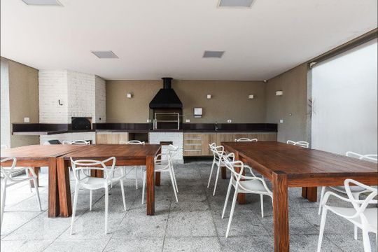 Área comum - Churrasqueira de apartamento à venda com 2 quartos, 80m² em Campestre, Santo André