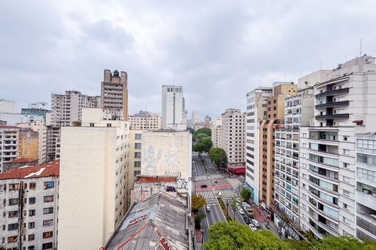 Vista do Quintal de apartamento para alugar com 2 quartos, 87m² em República, São Paulo