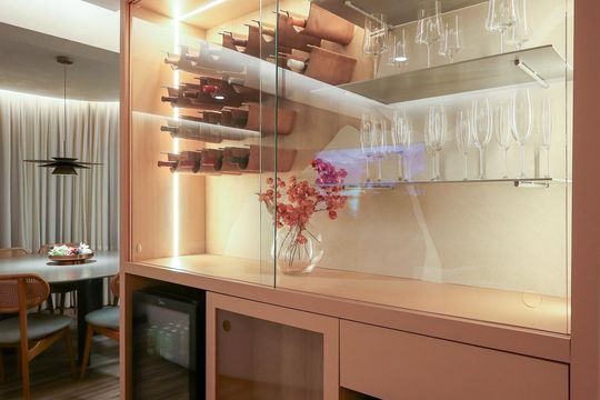 Lounge Bar de apartamento para alugar com 3 quartos, 134m² em Chácara Santo Antônio (zona Sul), São Paulo