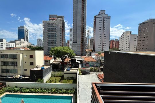 Vista de kitnet/studio à venda com 1 quarto, 26m² em Vila Olímpia, São Paulo