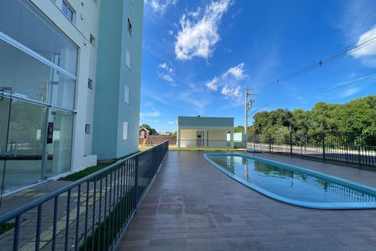 Área comum - Piscina de apartamento para alugar com 2 quartos, 62m² em Industrial, Novo Hamburgo