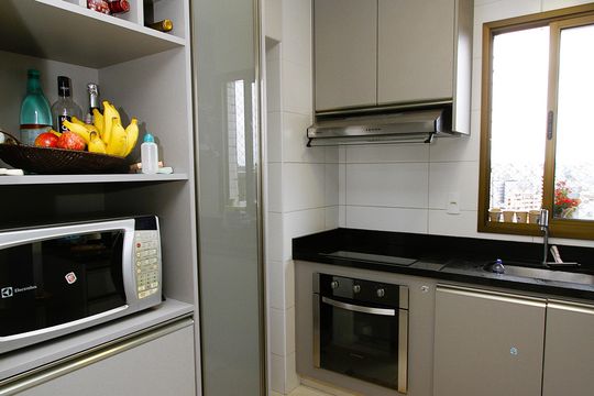 Cozinha de apartamento à venda com 3 quartos, 87m² em Prado, Belo Horizonte