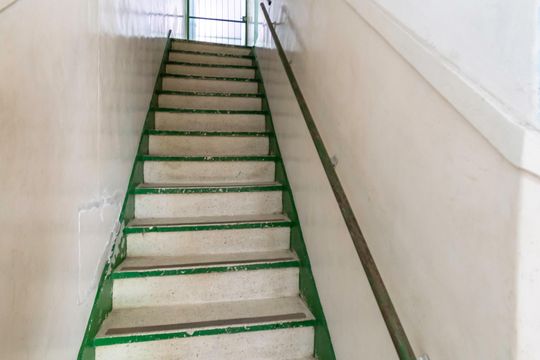 Área comum - Escadas de acesso de apartamento à venda com 2 quartos, 80m² em Colégio, Rio de Janeiro