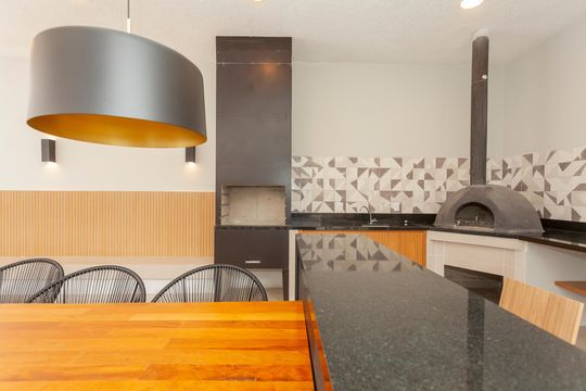 Área comum - Churrasqueira de apartamento à venda com 2 quartos, 36m² em Usina Piratininga, São Paulo