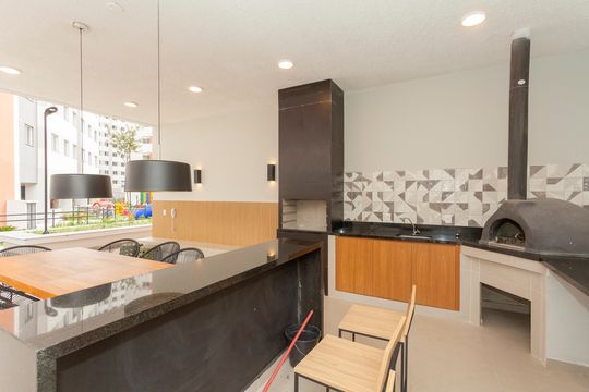 Área comum - Churrasqueira de apartamento à venda com 2 quartos, 36m² em Usina Piratininga, São Paulo