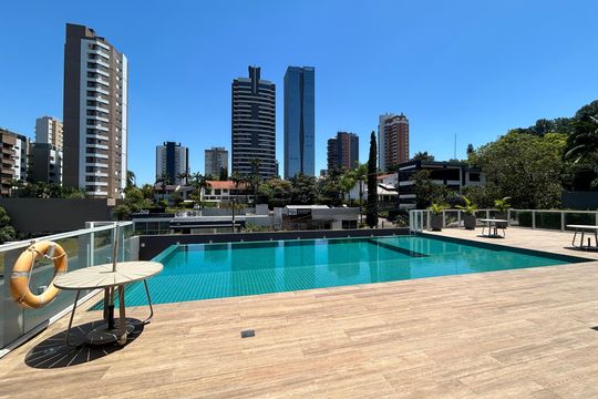 Área comum - Piscina de apartamento para alugar com 3 quartos, 110m² em Centro, Novo Hamburgo