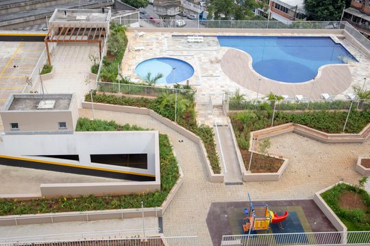 Piscina de apartamento para alugar com 2 quartos, 48m² em Campanário, Diadema