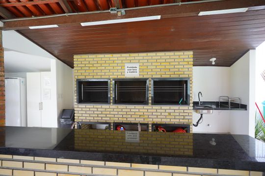 Área comum - Churrasqueira de apartamento para alugar com 2 quartos, 73m² em Ponta das Canas, Florianópolis