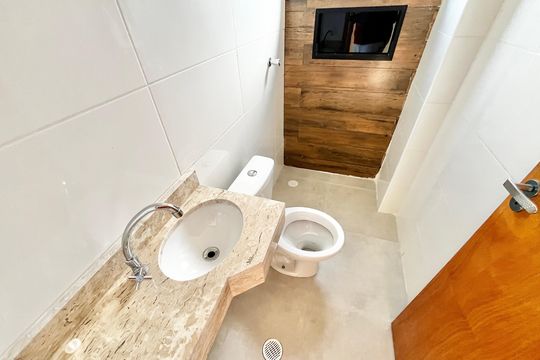 Banheiro de apartamento à venda com 3 quartos, 59m² em Água Fria, São Paulo