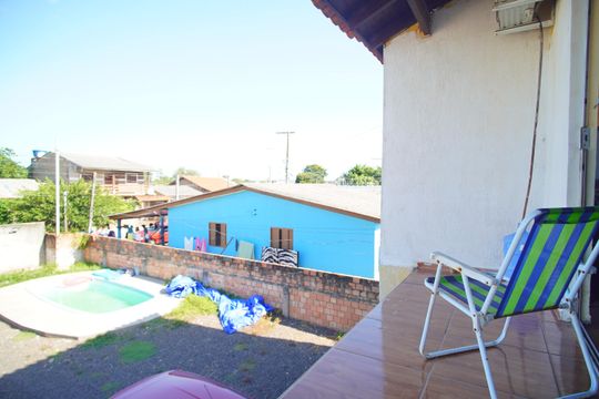 varanda da suite de casa à venda com 2 quartos, 60m² em Campina, São Leopoldo