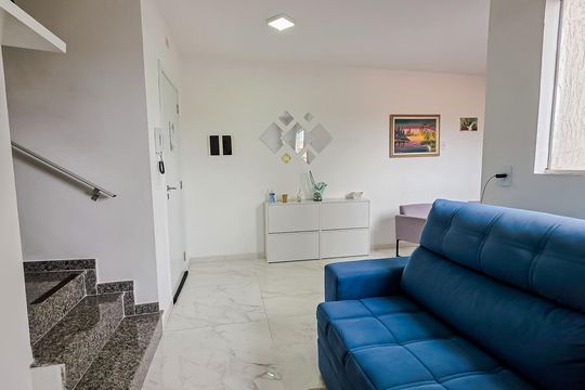 Sala de apartamento à venda com 2 quartos, 108m² em Parque Novo Oratório, Santo André