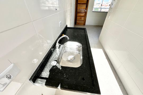 Cozinha de apartamento à venda com 2 quartos, 52m² em Água Fria, São Paulo