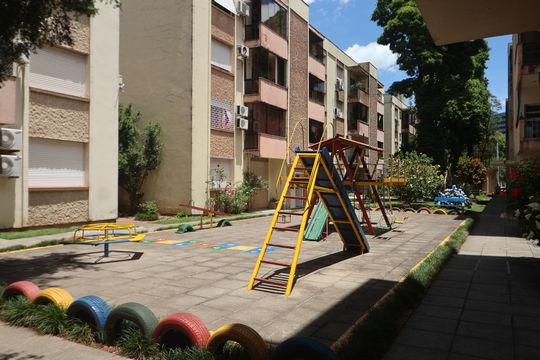 Área comum - Playground de apartamento à venda com 3 quartos, 129m² em Nossa Senhora das Gracas, Canoas