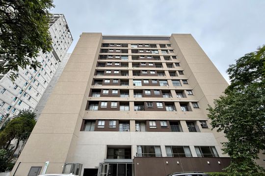 Fachada de kitnet/studio para alugar com 0 quarto, 28m² em Campo Belo, São Paulo