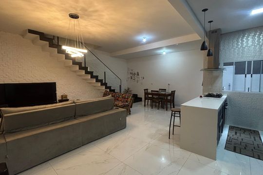 Sala - Sala de Jantar de casa à venda com 4 quartos, 225m² em Vila Alzira, Santo André
