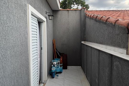 Quarto 2 Varanda de casa à venda com 4 quartos, 225m² em Vila Alzira, Santo André