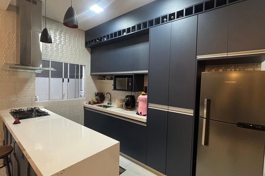 Sala - Sala de Jantar - Cozinha de casa à venda com 4 quartos, 225m² em Vila Alzira, Santo André