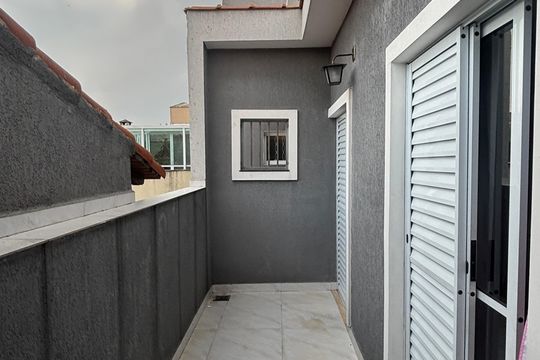 Quarto 2 Varanda de casa à venda com 4 quartos, 225m² em Vila Alzira, Santo André